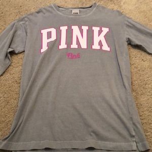 pink long sleeve tee